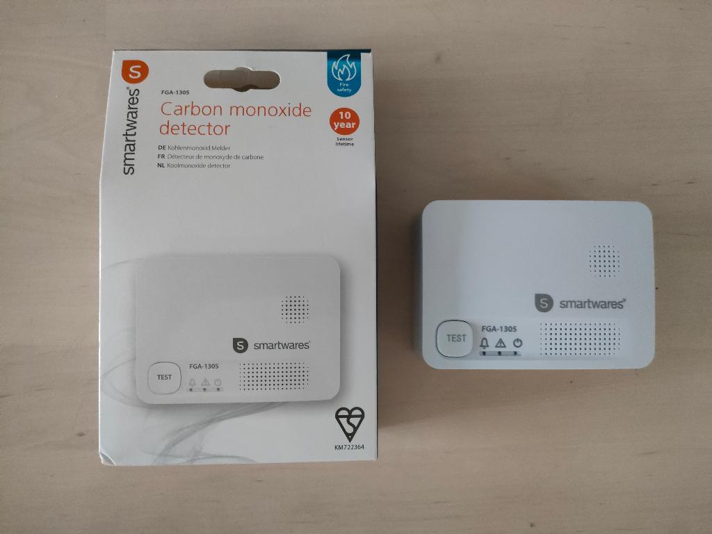 Koolmonoxidemelder van Smartwares, Caravans en Kamperen, Kampeeraccessoires, Ophalen, Zo goed als nieuw
