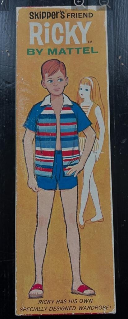 Ricky by Mattel, Skippers friend – (1960–1970) compleet, Ophalen of Verzenden, Zo goed als nieuw