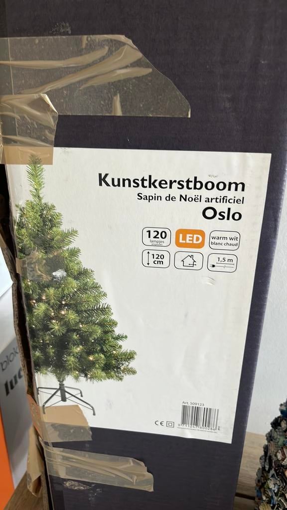 Kunst kerstboom - 2 keer gerbruikt, Diversen, Kerst, Ophalen, Zo goed als nieuw