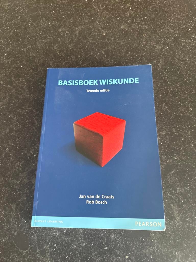 Basisboek Wiskunde - Tweede editie, Boeken, Studieboeken en Cursussen, Ophalen of Verzenden, Beta, Gelezen, HBO