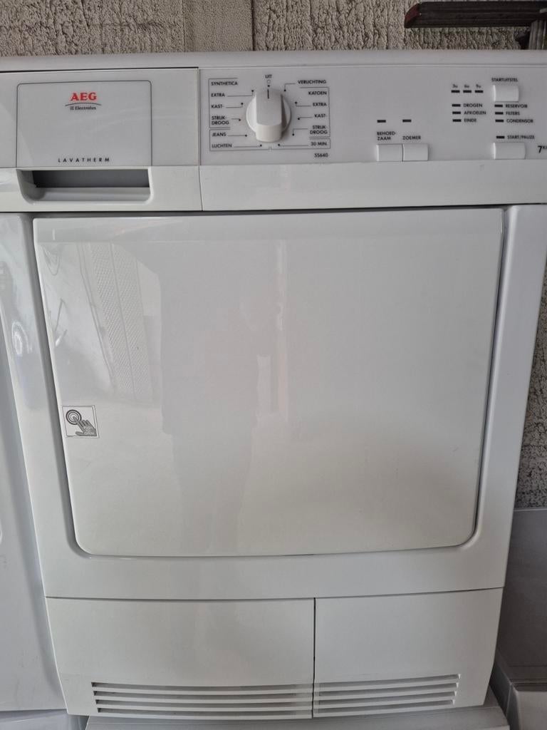 AEG- zanussi drogers met checkgarantie, Witgoed en Apparatuur, Wasdrogers, 6 tot 8 kg, Ophalen of Verzenden, Zo goed als nieuw