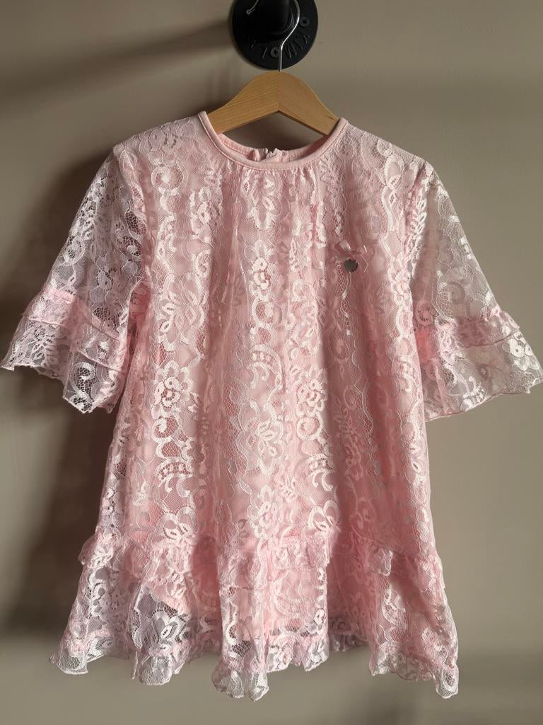 Le Chic jurk lichtroze maat 110/116, Ophalen of Verzenden, Gebruikt, Meisje, Jurk of Rok