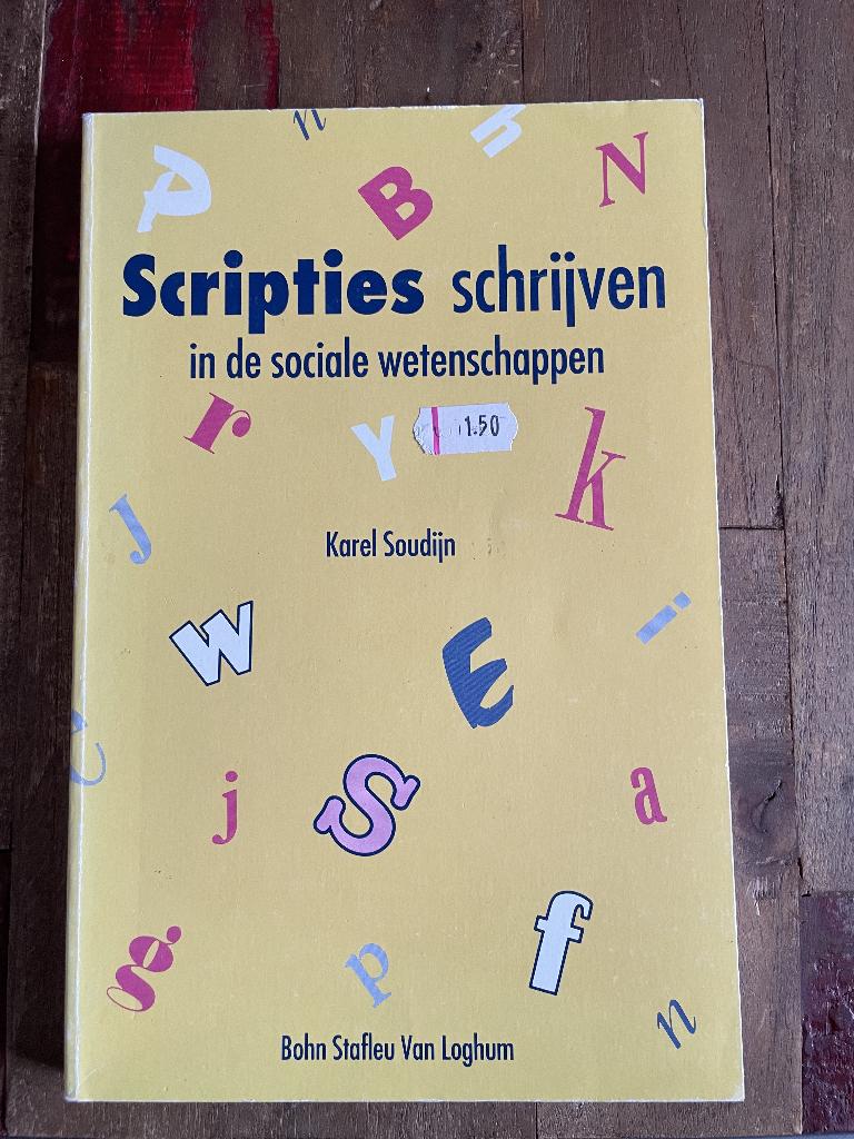 Scripties schrijven, Boeken, Studieboeken en Cursussen, Nieuw, Alpha, Soudijn, HBO