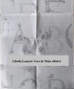 Borduurpatroon,Borduren,Libelle1995,Vera de muis,ABC alfabet, Verzenden, Zo goed als nieuw, Patroon