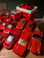 Grote collectie Burago Ferrari modelauto's - 33x 1:18, Ophalen, Gebruikt, Auto, Bburago