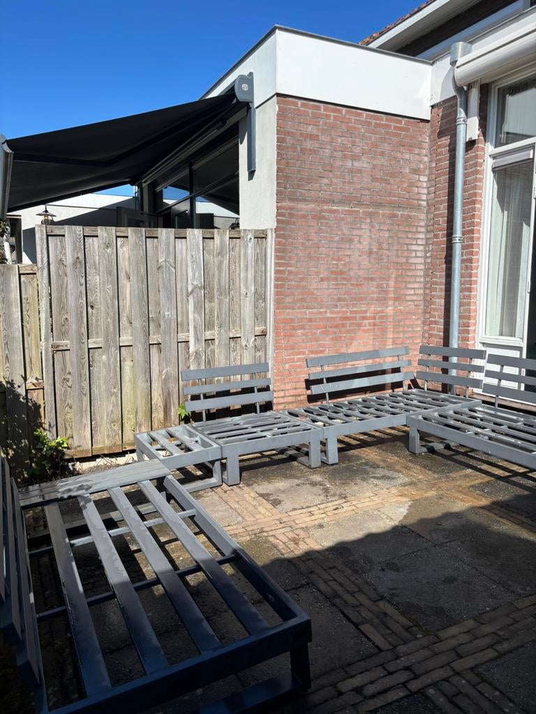 LIFE loungeset, Tuin en Terras, Tuinsets en Loungesets, Ophalen, Gebruikt, Aluminium, Bank