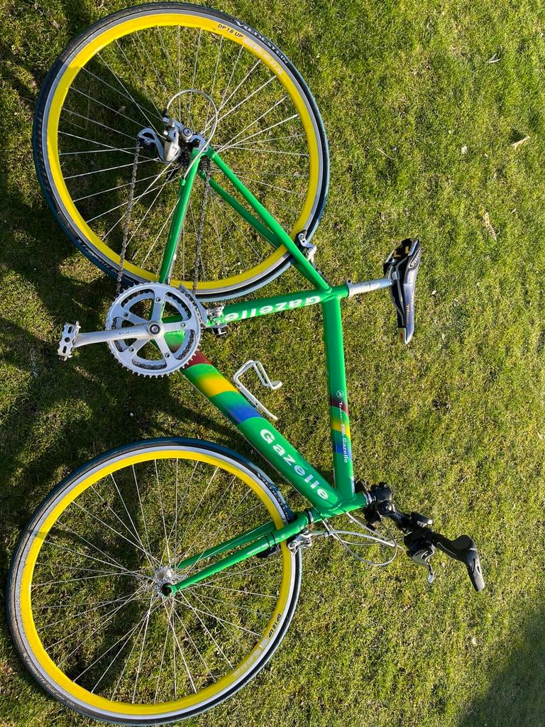 Gazelle Team TVM vintage racefiets, Fietsen en Brommers, Fietsen | Racefietsen, Ophalen, Gebruikt, Gazelle, 10 tot 15 versnellingen