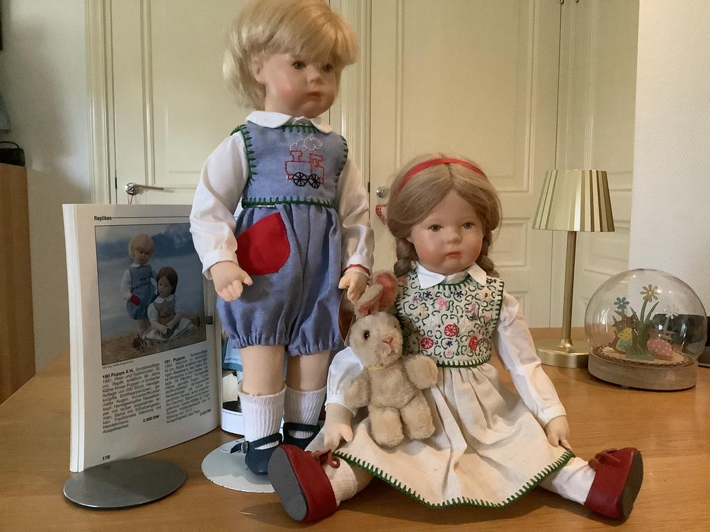 Kathe Kruse Peter en kathrinchen 35 cm. speciale uitgave., Ophalen of Verzenden, Zo goed als nieuw
