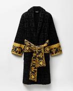 Versace Badjas Zwart met Gouden Details, Versace, Ophalen, Nieuw, Maat 38/40 (M)