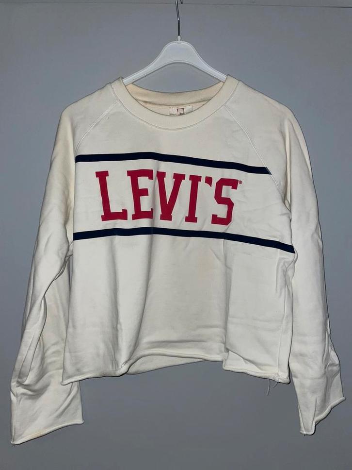 Levi’s trui | ZIE OMSCHRIJVING, Kleding | Dames, Truien en Vesten, Zo goed als nieuw, Maat 36 (S), Wit, Ophalen of Verzenden