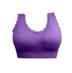 Naadloze elastische bh met pads maat S, 3 stuks. Nieuw., Kleding | Dames, Ondergoed en Lingerie, Ophalen of Verzenden, Paars, BH