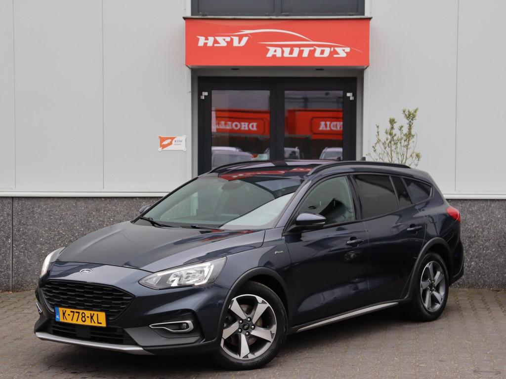 Ford Focus Wagon 1.0 EcoBoost Hybrid Active X Business, Auto's, 125 pk, Gebruikt, Blauw, Origineel Nederlands