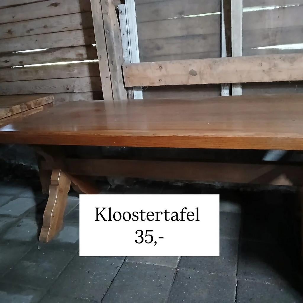 Kloostertafel, Antiek en Kunst, Antiek | Meubels | Tafels, Ophalen