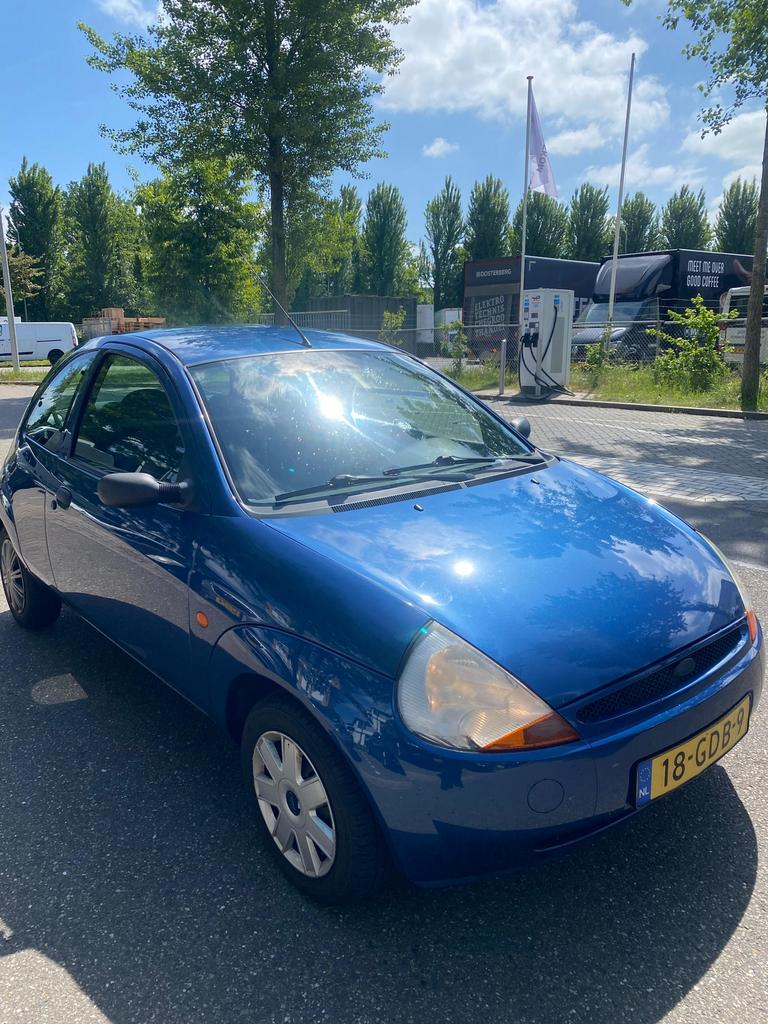 Ford Ka 1.3 I 44KW 2008 Blauw, Voorwielaandrijving, 1299 cc, 31 €/maand, 4 cilinders