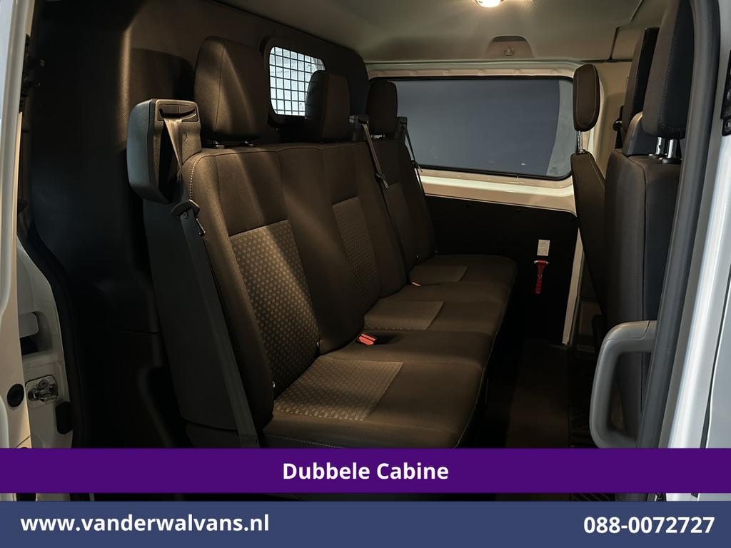 Ford Transit Custom 2.0 TDCI 131pk L2H1 Dubbele Cabine Euro6, Auto's, Voorwielaandrijving, 4 cilinders, 2087 kg, 2800 kg