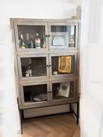 Kast van By Boo - Stijlvolle opbergkast met glazen deuren, Ophalen, 100 tot 150 cm, Zo goed als nieuw, 150 tot 200 cm
