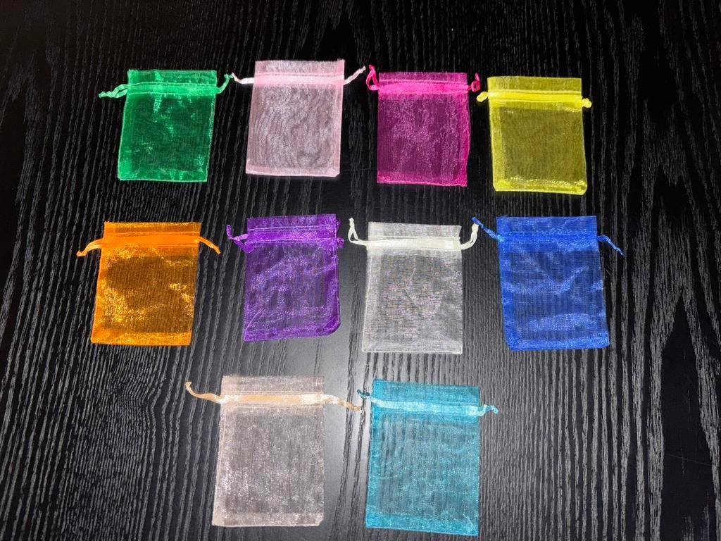 Gekleurde organza zakjes, Overige typen, Nieuw, Meerkleurig, Ophalen of Verzenden