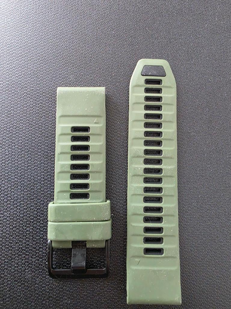 Horloge bandje voor Garmin Fenix 6/7/8 26 mm, Zwart, Garmin, IOS, Nieuw