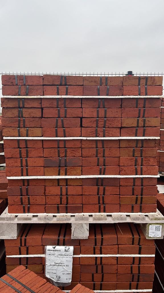 Steenstrips verschillende partijen €22,50 per m2, Ophalen, Nieuw, Bakstenen