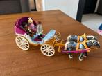 Playmobil koets met paarden en figuren, Ophalen, Gebruikt, Complete set