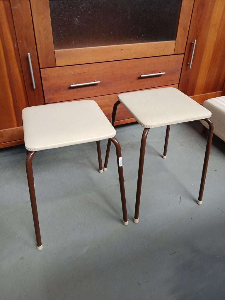 Vintage krukje 2 stuks - Estafette Harlingen, Ophalen, Gebruikt, Bruin, Vintage