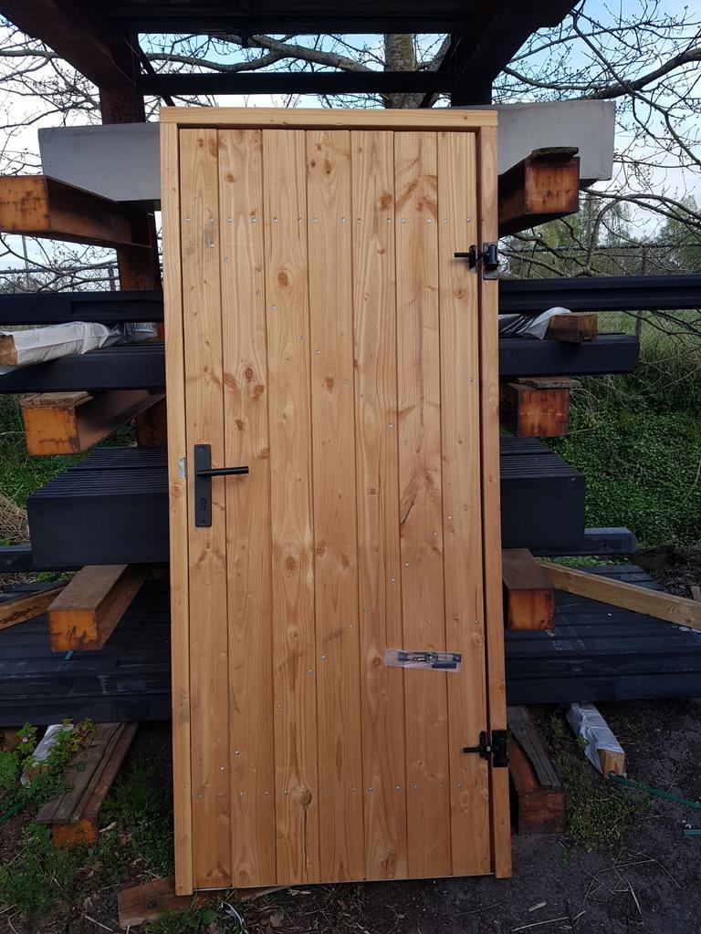 Douglas Poort deur rechtsdraaiend, Tuin en Terras, Ophalen, Nieuw, Draaipoort, 150 tot 200 cm