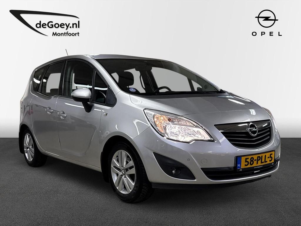 Opel Meriva 1.4 Turbo Edition trekhaak + parkeersensoren!, Voorwielaandrijving, Stof, Gebruikt, 680 kg