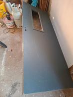 Hardhouten voordeur, Doe-het-zelf en Verbouw, Deuren en Horren, Ophalen, 80 tot 100 cm, Nieuw, Buitendeur