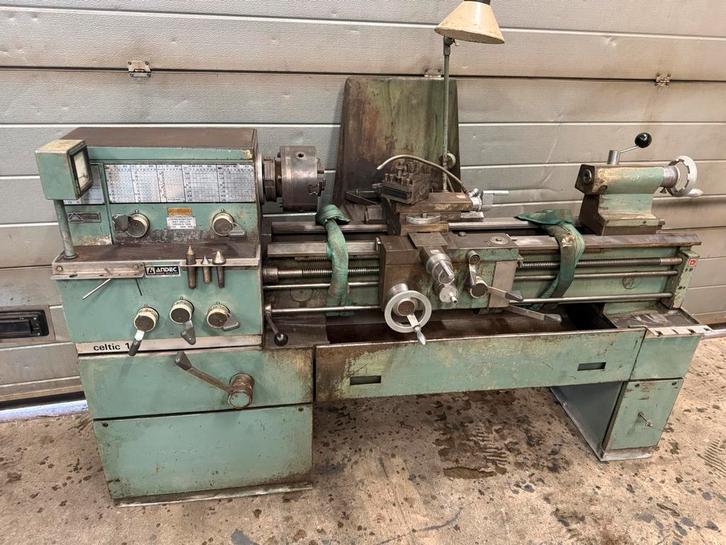 Celtic 14 draaibank 2 stuks, Doe-het-zelf en Verbouw, Draaibanken, Gebruikt, Metaaldraaibank, 1000 mm of meer, Ophalen of Verzenden