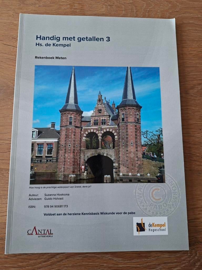Studieboek Handig met getallen 3, Ophalen of Verzenden, Beta, Zo goed als nieuw, HBO
