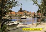 Groeten uit Blokzijl - Havenkolk - boten - 1987 gelopen, Verzamelen, Ophalen of Verzenden, Voor 1920, Gelopen, Noord-Brabant