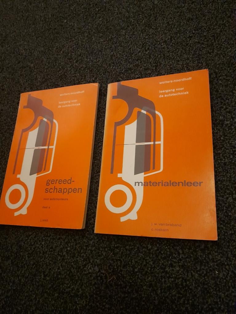 Lesmateriaal boeken automonteur materialenleer, Gelezen, J.W. van Braband, Ophalen of Verzenden, Beta
