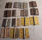 Scharnieren 15 stuks, 7,6x7,6 cm, Ophalen of Verzenden, Gebruikt, IJzer, Scharnier