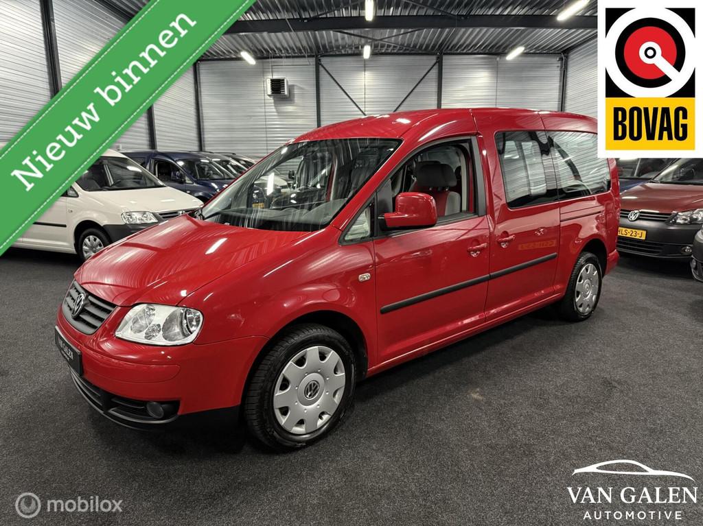 Volkswagen Caddy Maxi 1.6 Trendline 7p Cruise|Trekhaak|APK, Voorwielaandrijving, 12 maanden, Gebruikt, 4 cilinders