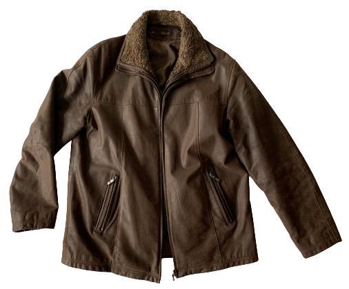 Gevoerde leren jas, heren, maat 50, Kleding | Heren, Jassen | Winter, Zo goed als nieuw, Maat 48/50 (M), Bruin, Ophalen of Verzenden