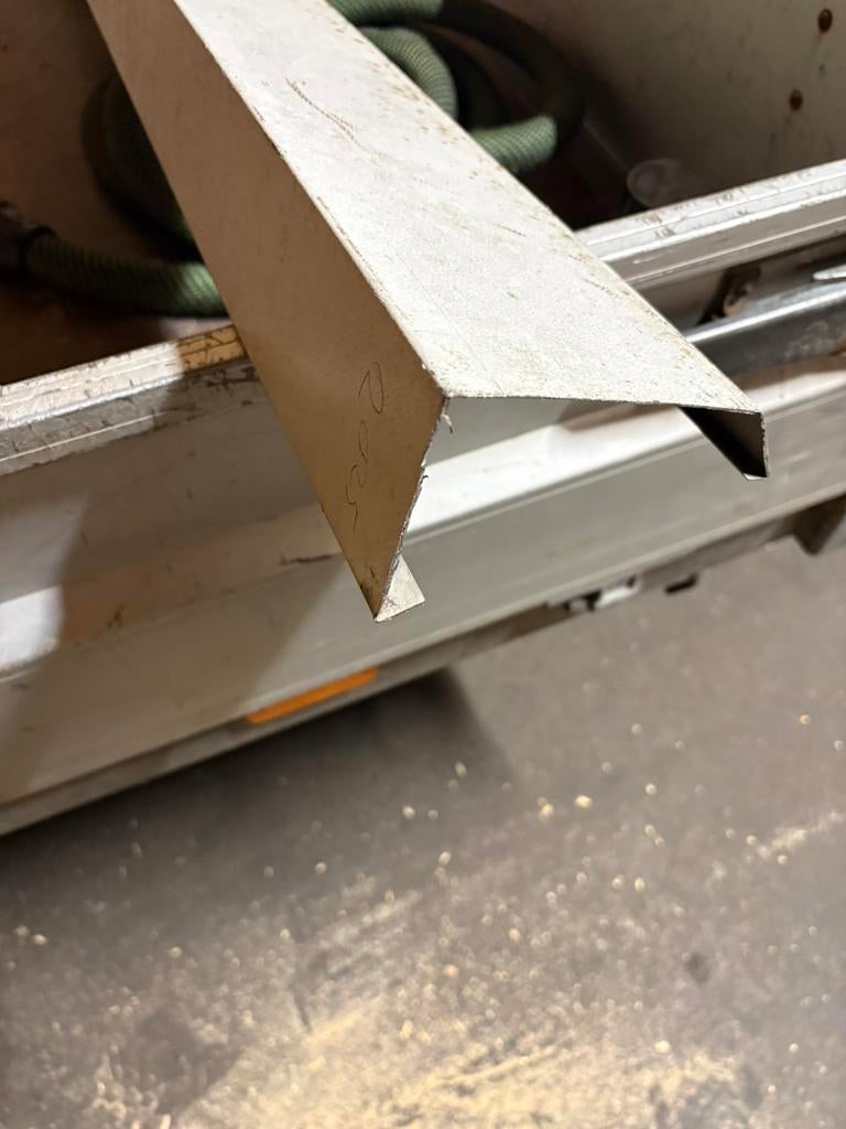 Dakrand / afdekkers, Ophalen, Overige materialen, Gebruikt, Zwart