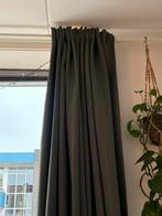 Grote donker grijs groene gordijnen, Ophalen of Verzenden, Zo goed als nieuw, Groen, 200 cm of meer