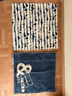2x kussenhoes blauw 50x50 (Riverdale & Ikea), Ophalen of Verzenden, Zo goed als nieuw, Blauw, Vierkant