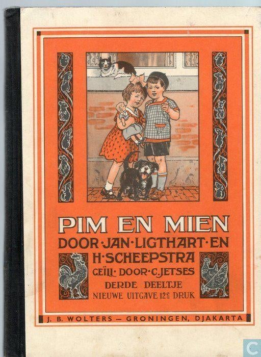 Pim en Mien 3 van Jan Ligthart en H. Scheepstra, Antiek en Kunst, Ophalen of Verzenden