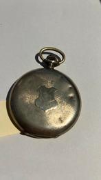Doxa antiek zilver zakhorloge beide zijden gesloten, Ophalen of Verzenden, Zilver