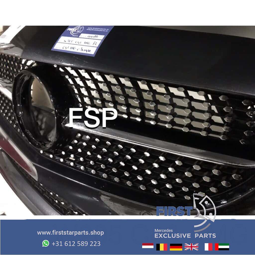 C205 W205 S205 C43 AMG Facelift Voorbumper COMPLEET Mercedes, Gebruikt, -, Voor, Ophalen of Verzenden