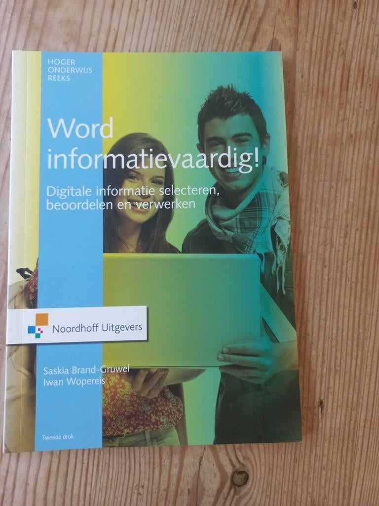 Iwan Wopereis - Word informatievaardig, Boeken, Informatica en Computer, Ophalen of Verzenden, Zo goed als nieuw, Iwan Wopereis; Saskia Brand-Gruwel