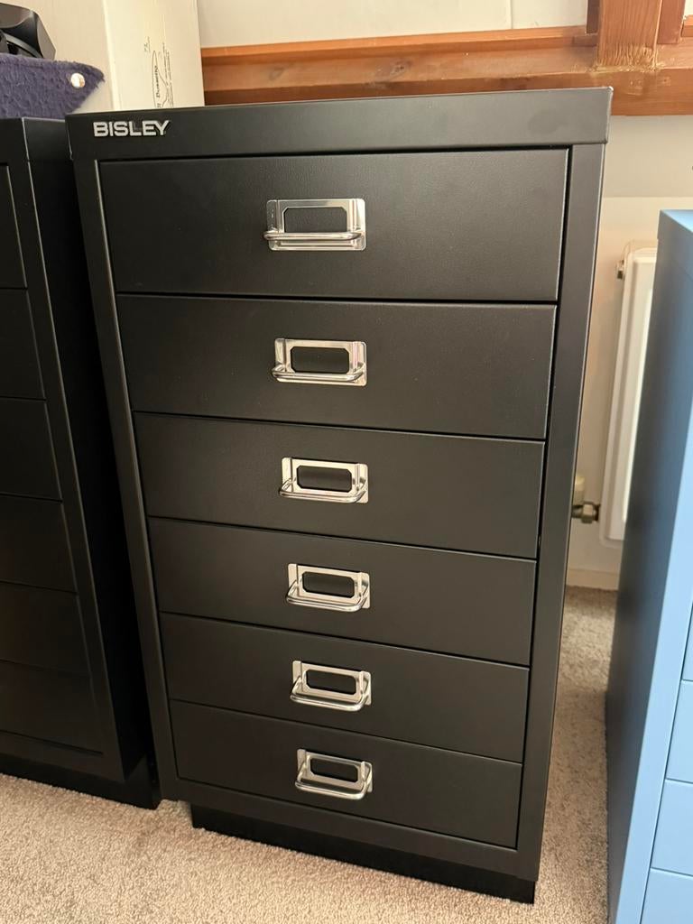 2x Bisley A3 Ladekast 2x Bisley F Series Kantoor Archiefkast, Ophalen, Minder dan 50 cm, Zo goed als nieuw, Minder dan 100 cm