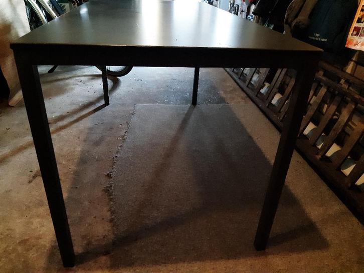 gratis metalen tafel, Huis en Inrichting, Tafelonderdelen, Gebruikt, 100 tot 150 cm, 50 tot 100 cm, Rechthoekig, Metaal, Ophalen