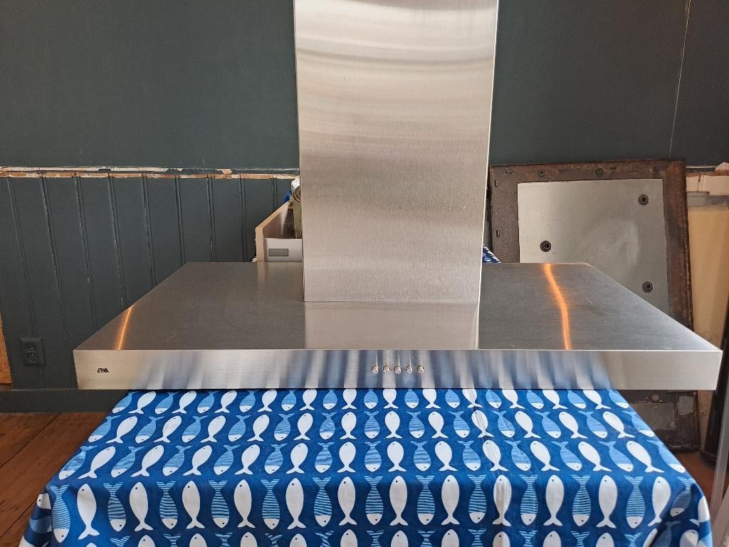 Afzuigkap Etna 90 cm, Witgoed en Apparatuur, Afzuigkappen, Wandschouwkap, Ophalen of Verzenden, Zo goed als nieuw, 400 tot 600 m³ per uur