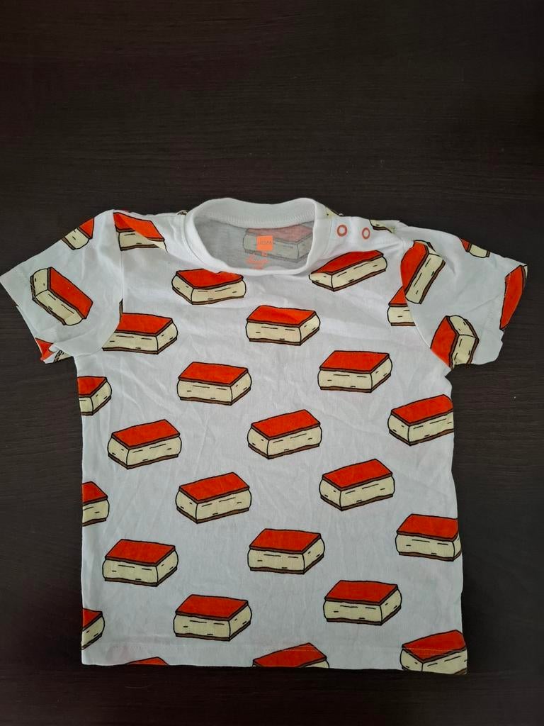 Hema oranje tompouce shirtje Koningsdag - maat 80, Kinderen en Baby's, Babykleding | Maat 80, Jongetje of Meisje, Ophalen of Verzenden