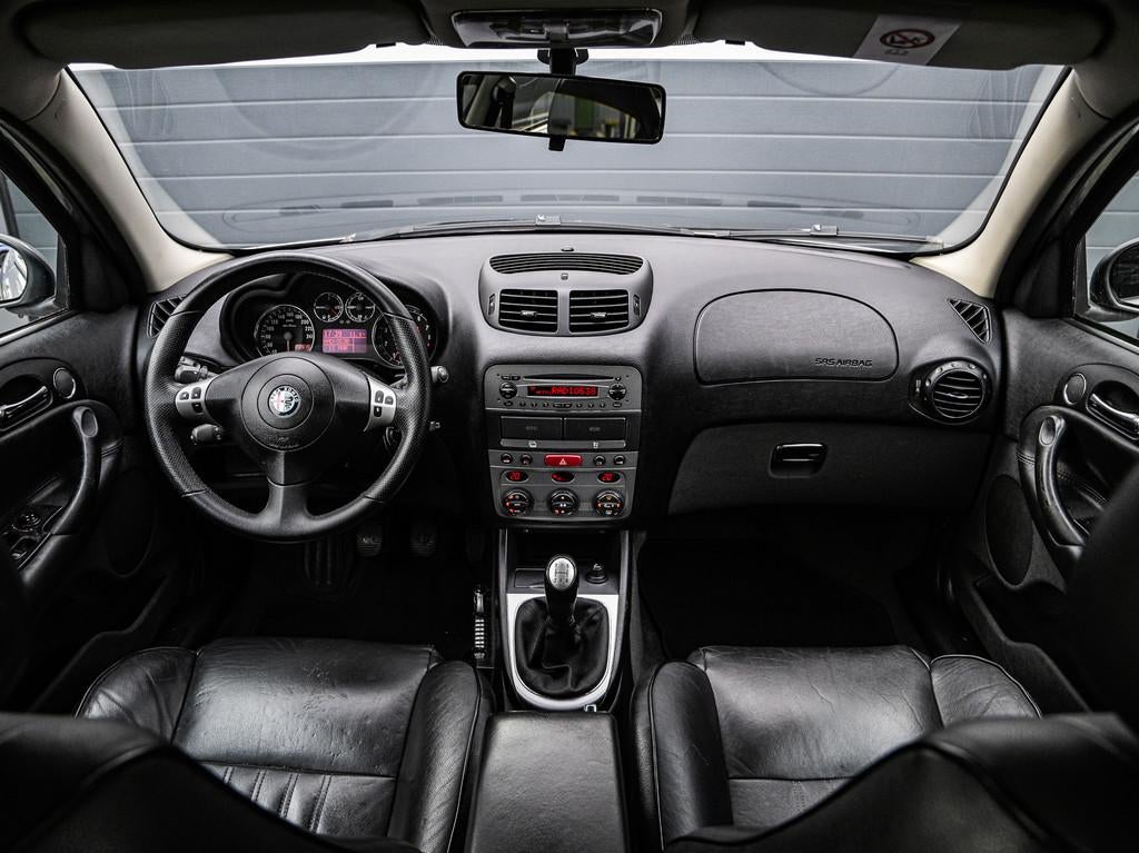 Alfa Romeo 147 1.6 T.Spark Progression | Leder | Climate con, Auto's, Alfa Romeo, Voorwielaandrijving, Gebruikt, Zwart, 4 cilinders