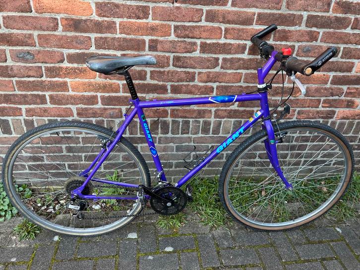 Giant Mountainbike Paars - Gebruikt, Fietsen en Brommers, Fietsen | Mountainbikes en ATB, Gebruikt, Heren, Giant, 53 tot 57 cm