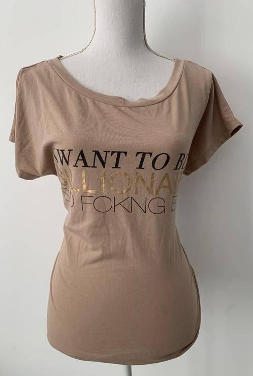 Beige Josh V Top maat M!, Maat 38/40 (M), Verzenden, Beige, Zo goed als nieuw