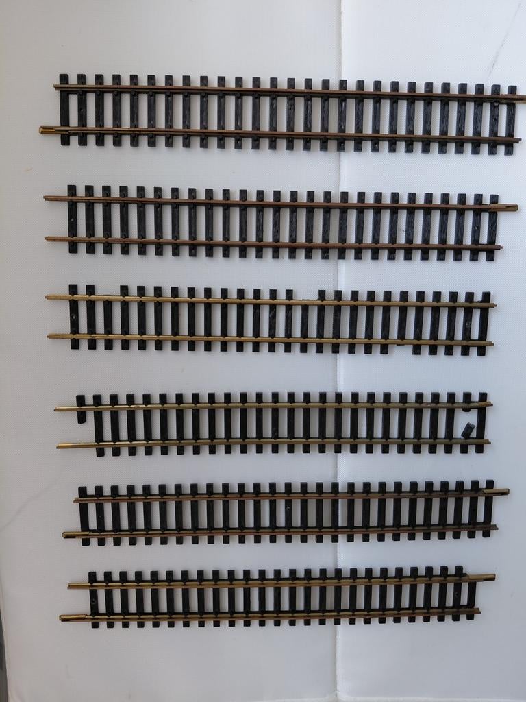 Fleischmann rails HO: 6x 6001, 3x 6005, 3x bocht R=250, Hobby en Vrije tijd, Modeltreinen | H0, Ophalen of Verzenden